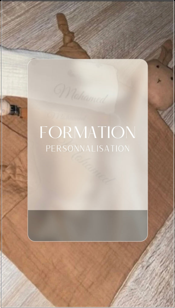 Formation personnalisation