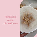 Double Formation Résine & Toile Lumineuse – Créations décoratives personnalisées